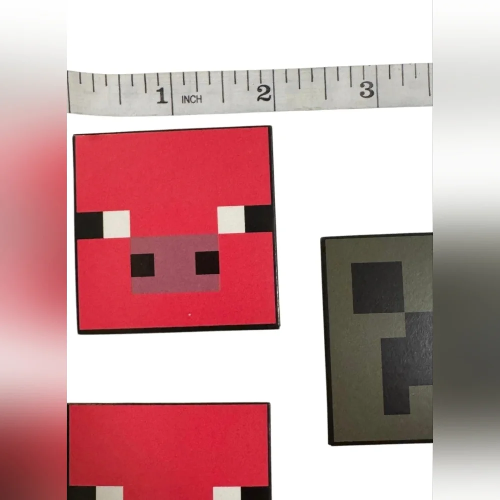 Minecraft Decoration for party Cupcakes with character themes